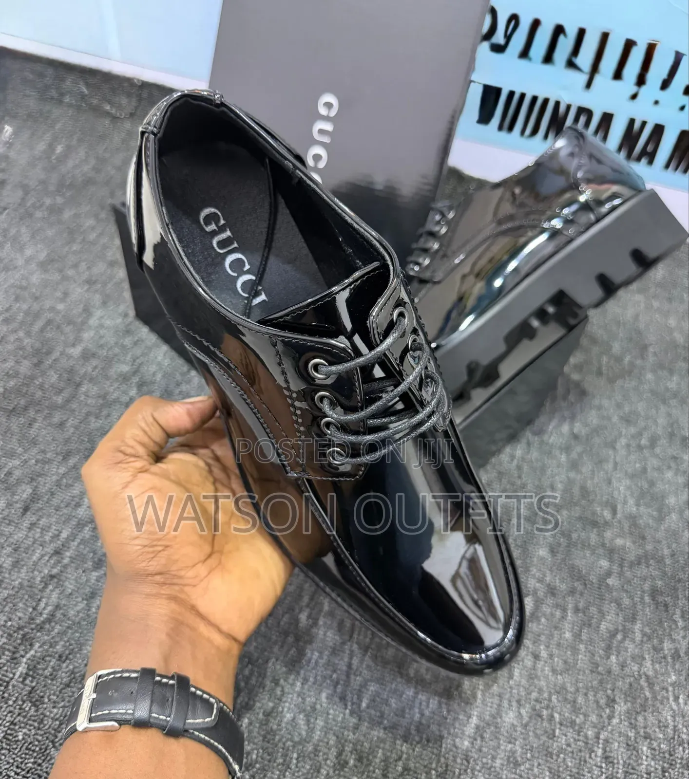 Black Colour 2 Designs Men's Quality and Original Shoes or Footwears