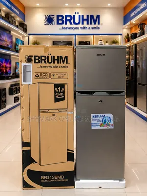 Bruhm Double Door Refrigerator 138L