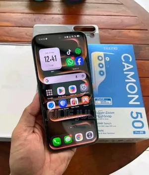 New Tecno Camon 50 Pro 256 GB Silver