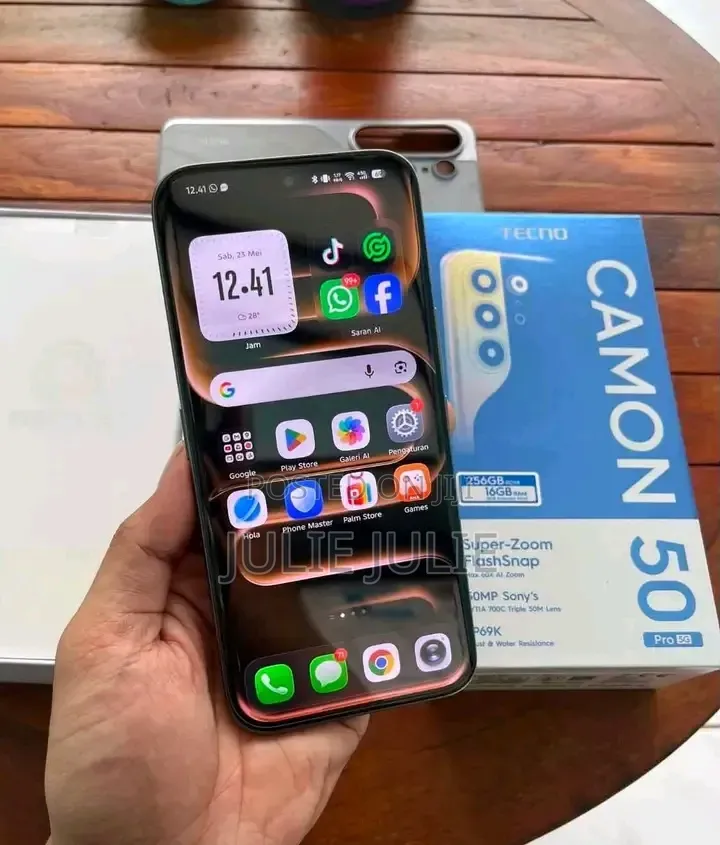 New Tecno Camon 50 Pro 256 GB Silver