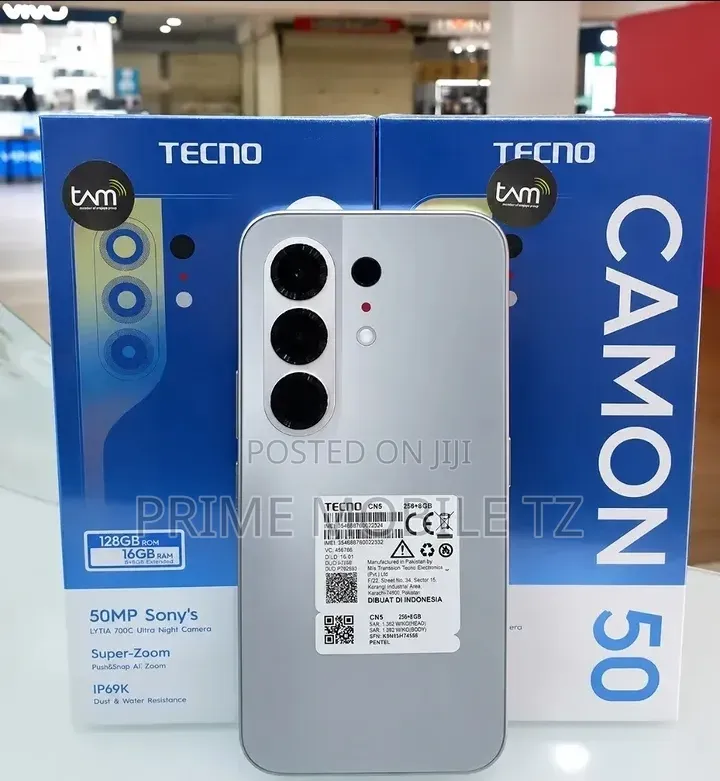New Tecno Camon 50 256 GB