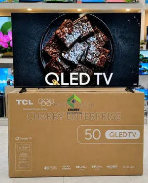 TCL Smart Qled TV Inch 50 4K HDR Google TV 
Dolby Audio 
Dolby Vision