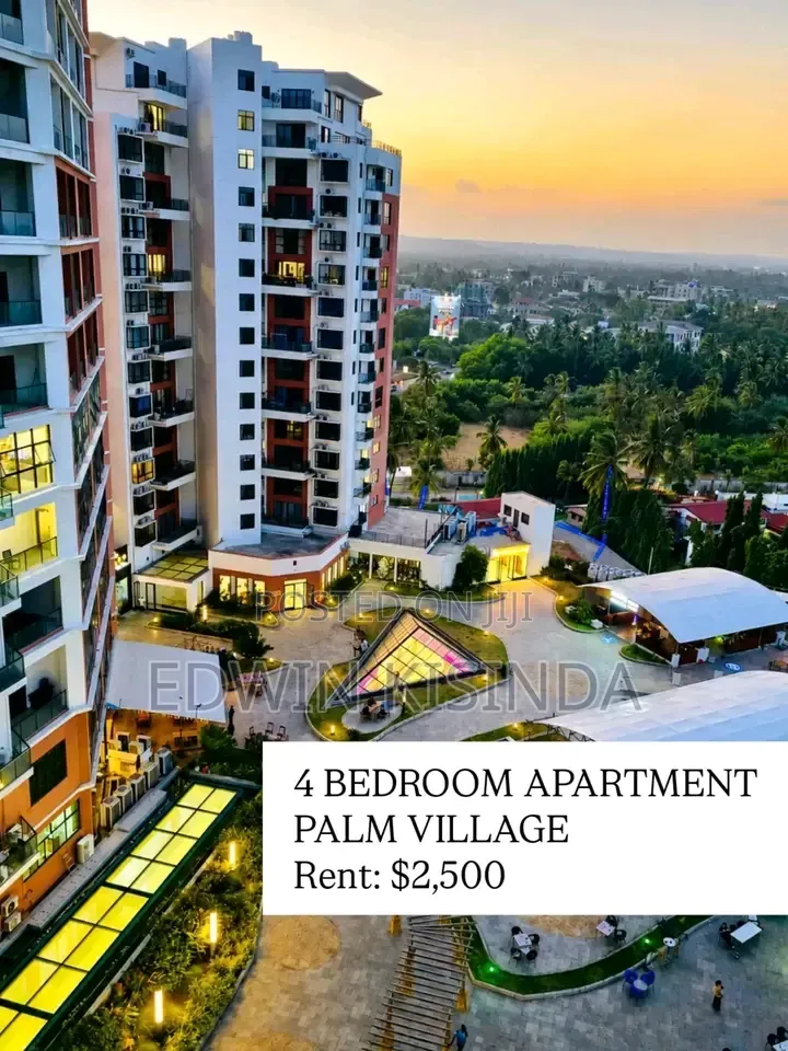 Furnished 4bdrm Apartment in Mikocheni for rent