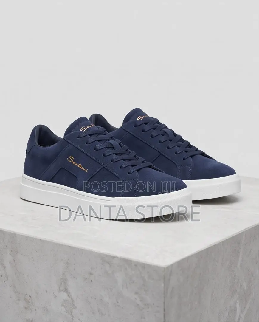 Suede Santon Low-Top Sneakers