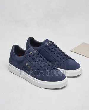 Suede Santon Low-Top Sneakers