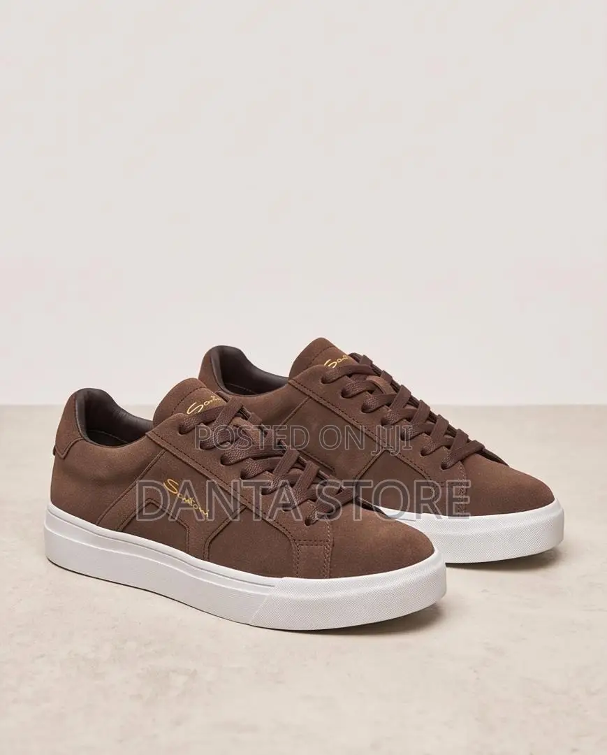 Suede Santon Low-Top Sneakers
