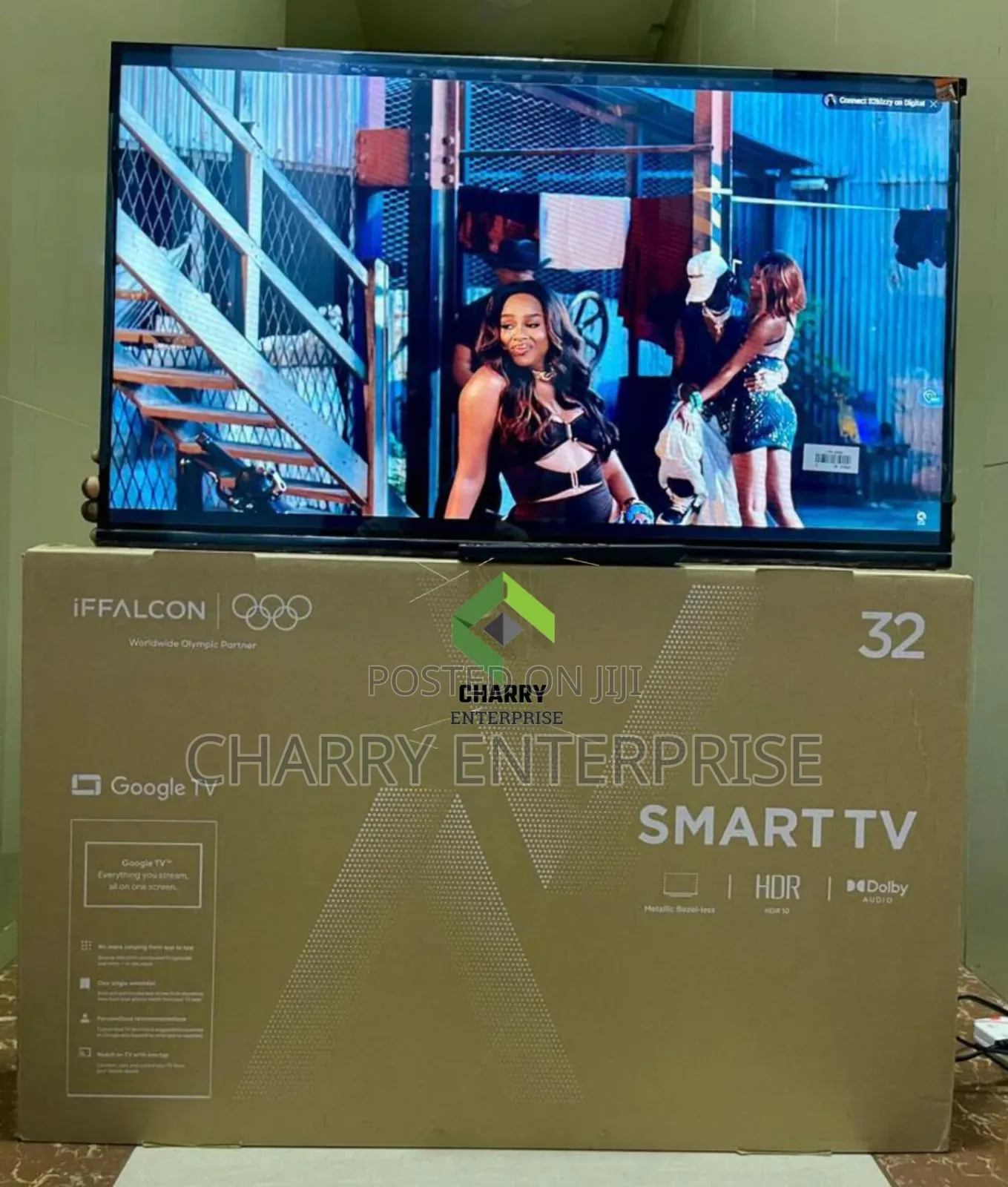 TCL Qled Smart TV Inch 32 Google TV 
Dolby Audio