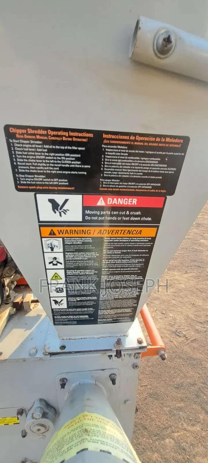 SPY4 15HP Heavy Duty Wood Chipper Shredder Mashine Ya Kusaga Matawi