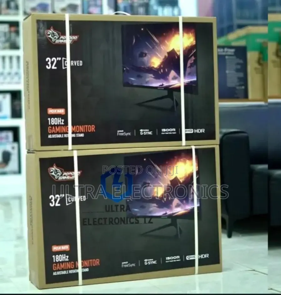 Original Porodo CURVED Gaming Monitor With 32 Inches