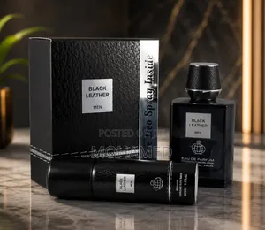 🖤 Black Leather Men Perfume
