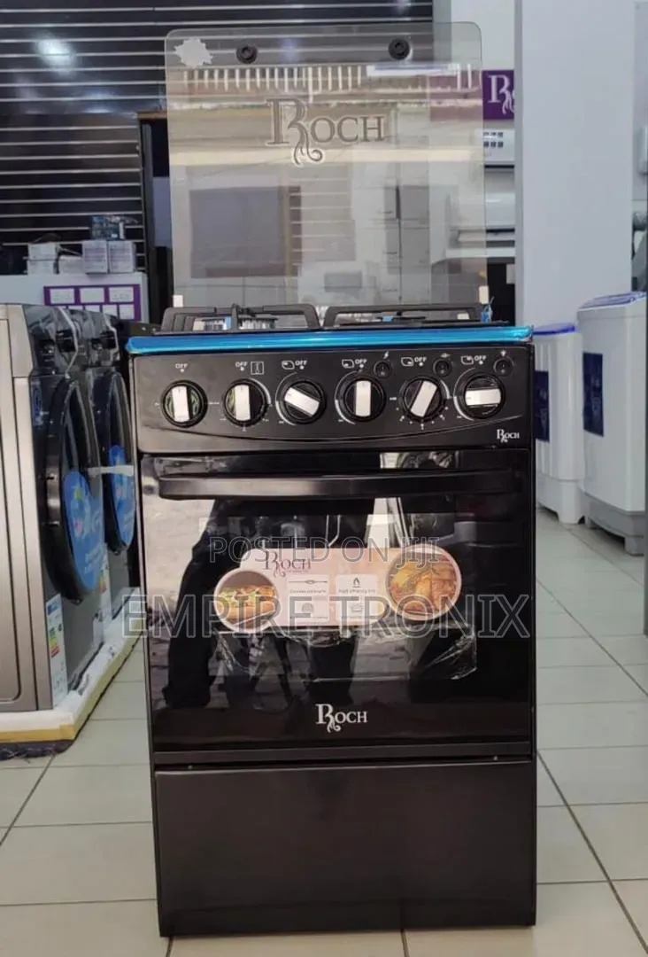 Roch 60x60 Cooker 3 Gas 1 Electric Plate Electric Oven Tanzania