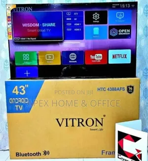 Vitron 43" Smart Android Frameless TV