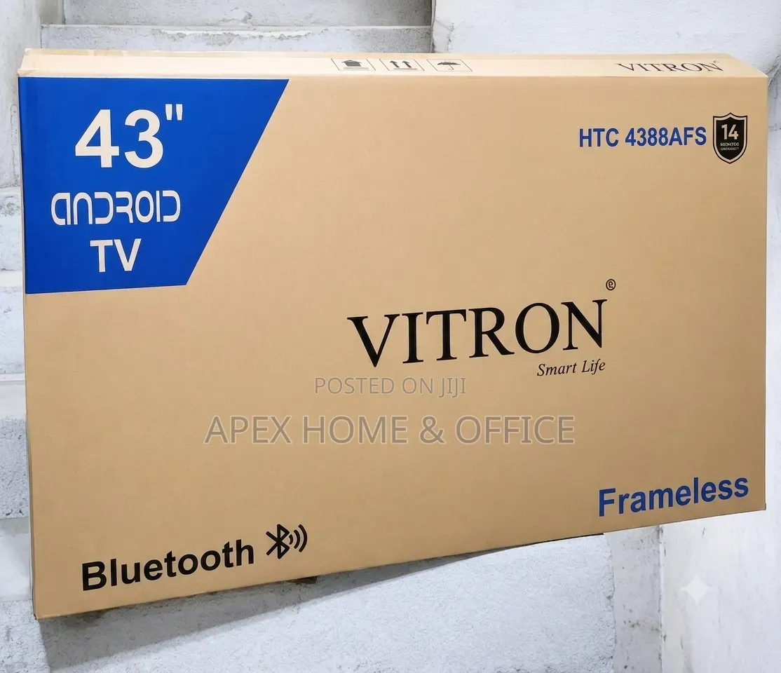 Vitron 43" Smart Android Frameless TV