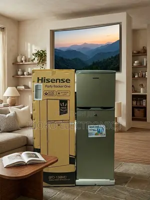 *Bruhm 138ltrs Double Doors Fridge