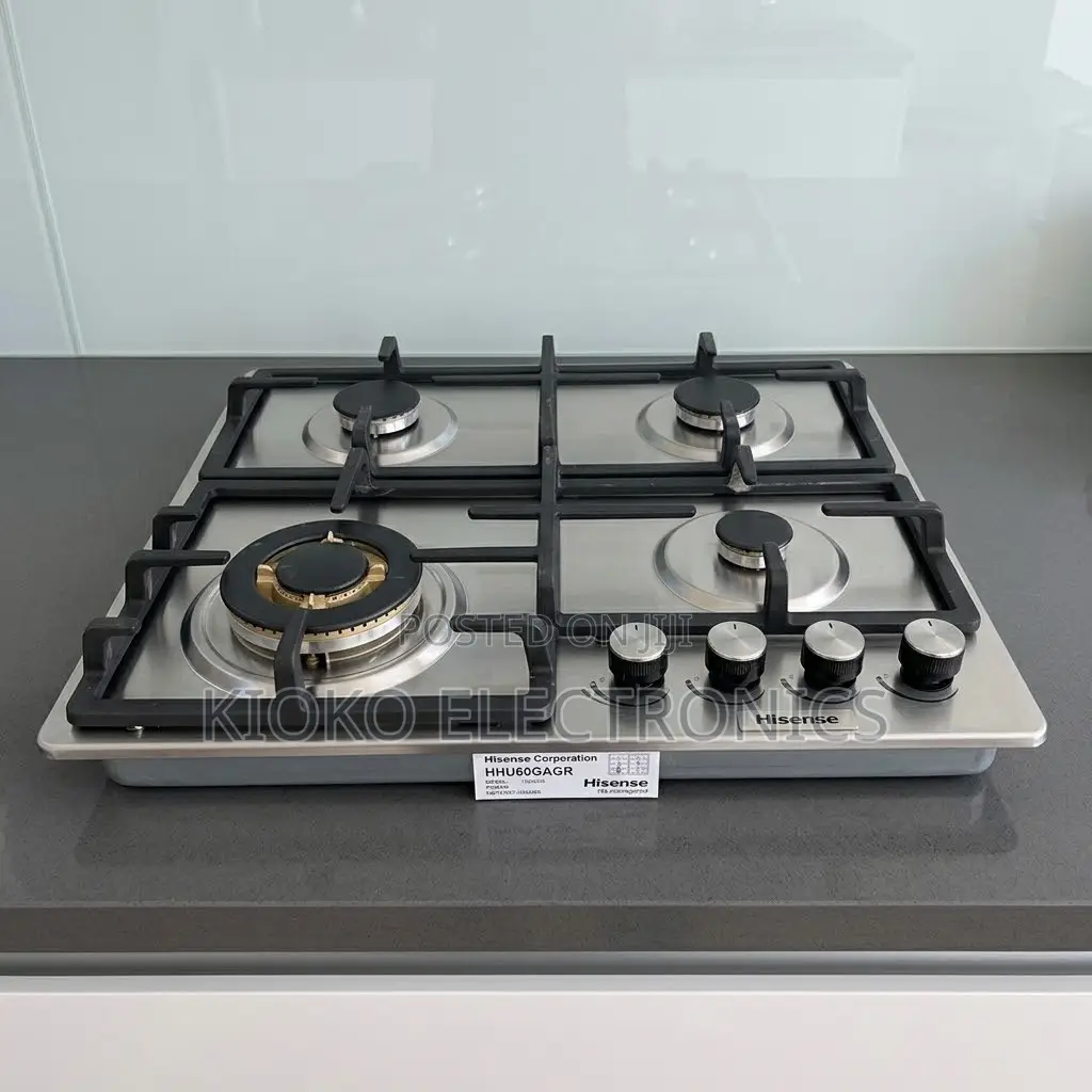 Hisense Built-in  Gas Hob HHU60GAGR 🔸size 60cm