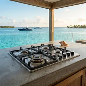 Hisense Built-in  Gas Hob HHU60GAGR 🔸size 60cm