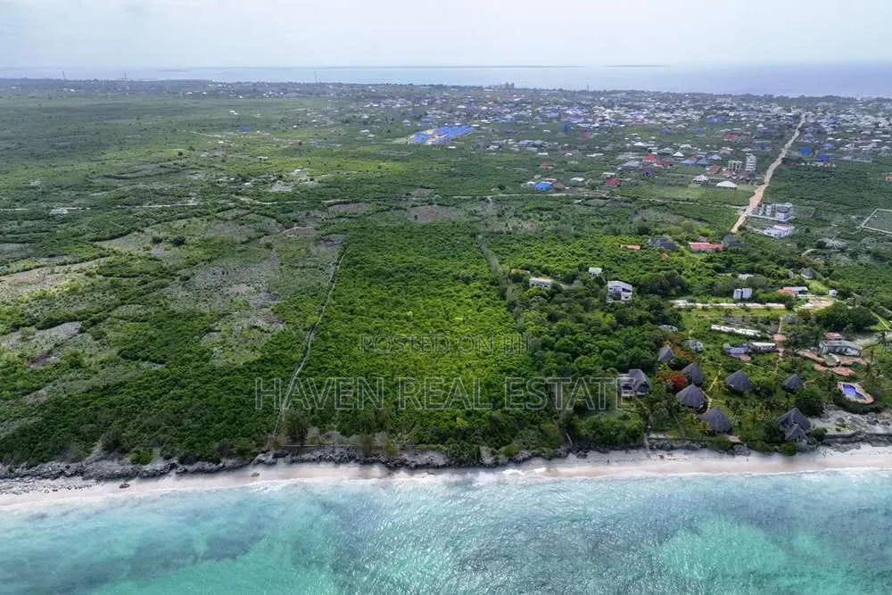 Prime Beach Plot for Sale at Nungwi Zanzibar