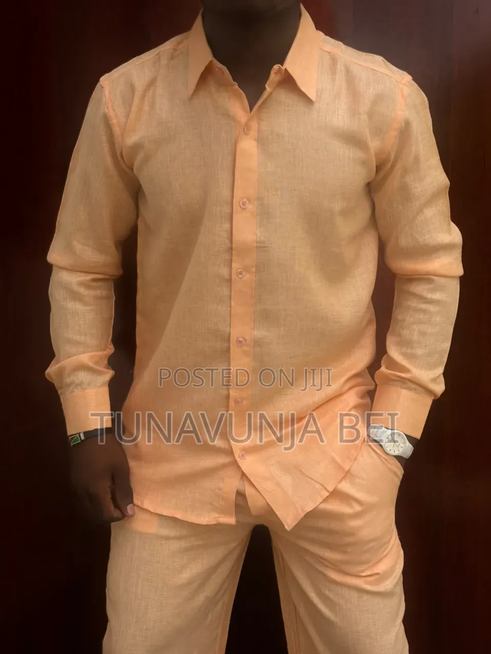 Linen Full Suit Quality