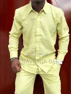 Linen Full Suit Quality