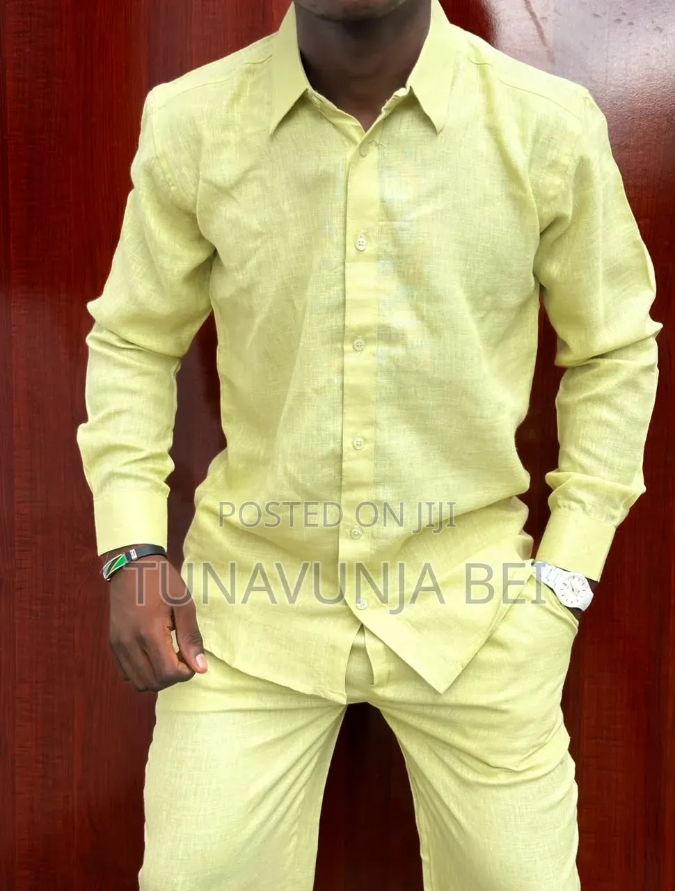 Linen Full Suit Quality