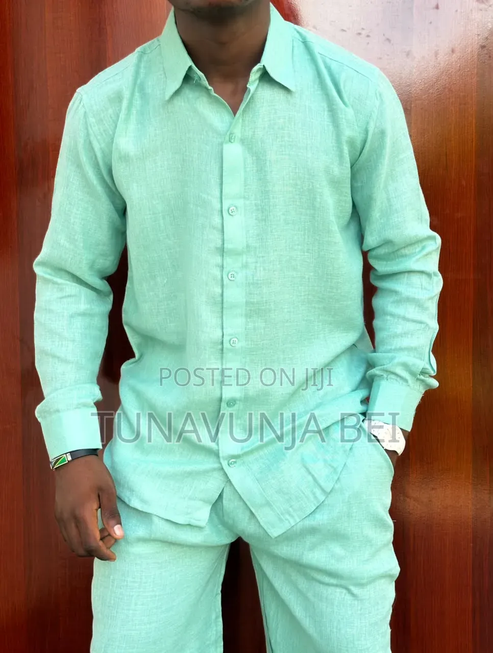 Linen Full Suit Quality