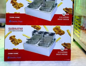 Globalstar Double Tank Electric Deep Fryer 12L – Commercial