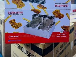 Globalstar Double Tank Electric Deep Fryer 12L – Commercial