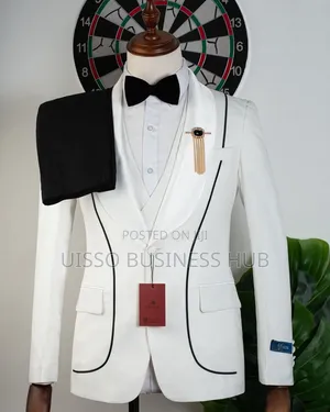 Black and White Suit
