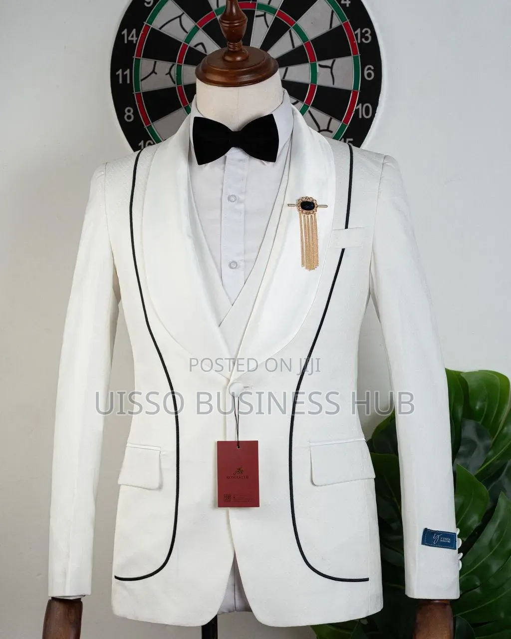 Black and White Suit