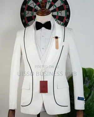 Black and White Suit