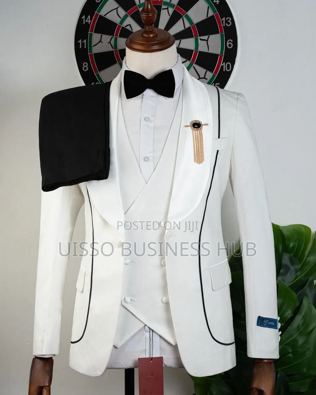 Black and White Suit