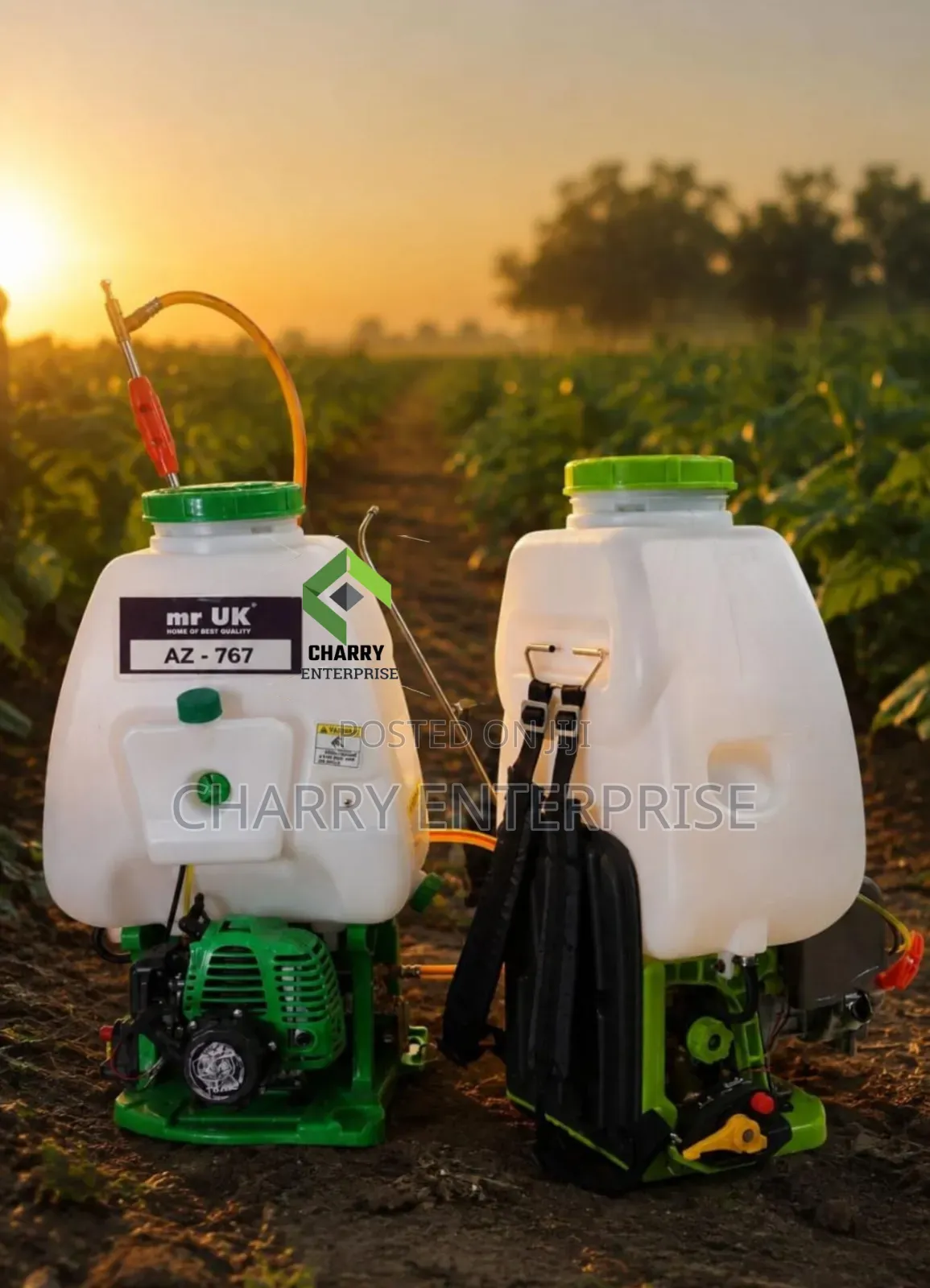 2 Stroke Agricultural KnapSack POWER SPRAYER Gasoline Engine 25L Tank