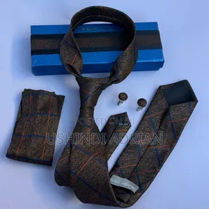 🔥NEW ARRIVAL—PREMIUM TIE SET🔥👔Tie+Pocket Square+Cuff Buttons