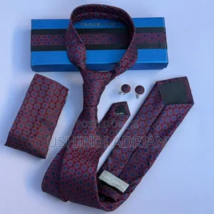 🔥NEW ARRIVAL—PREMIUM TIE SET🔥👔Tie+Pocket Square+Cuff Buttons