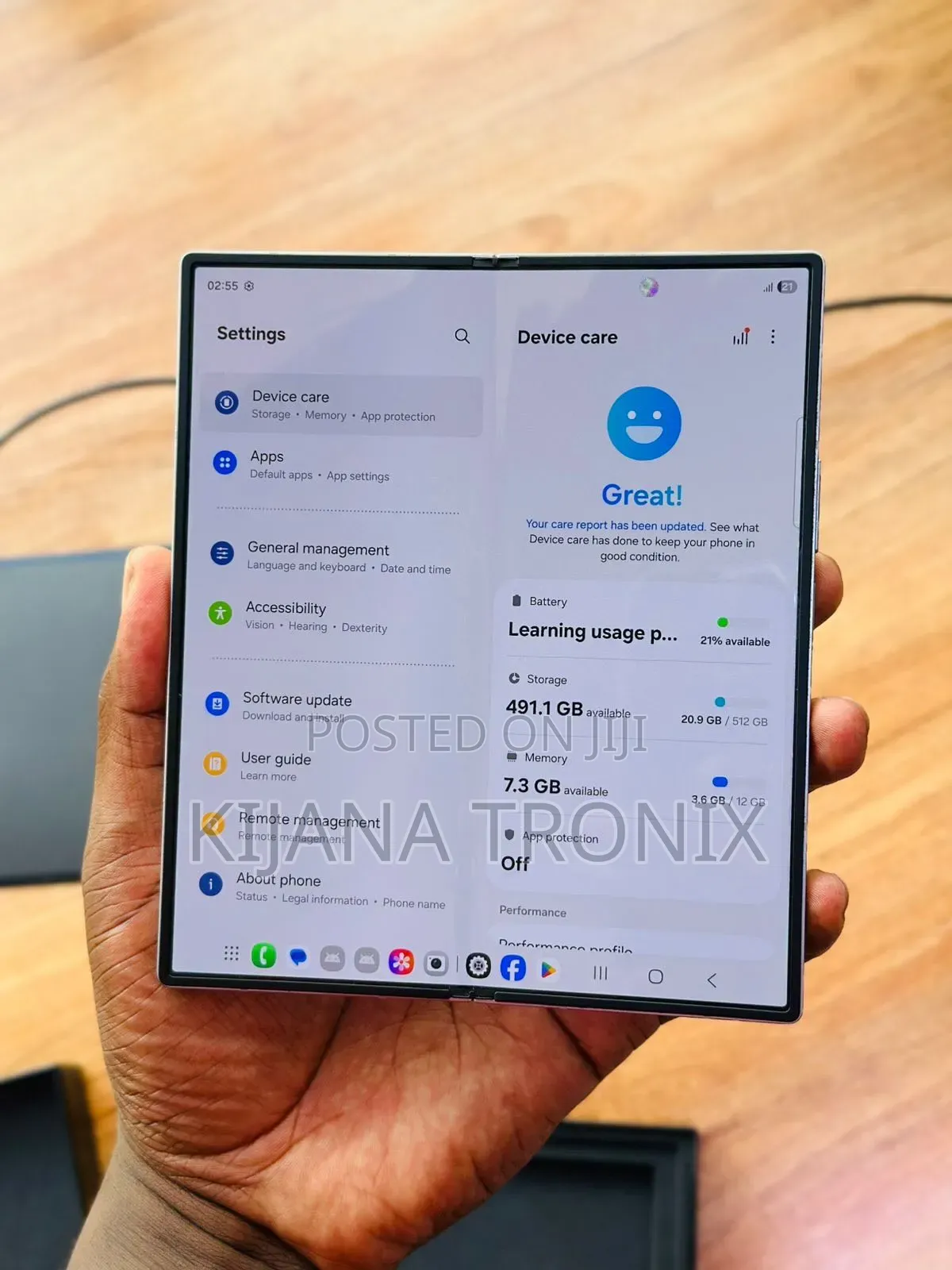 New Samsung Galaxy Z Fold6 256 GB Silver