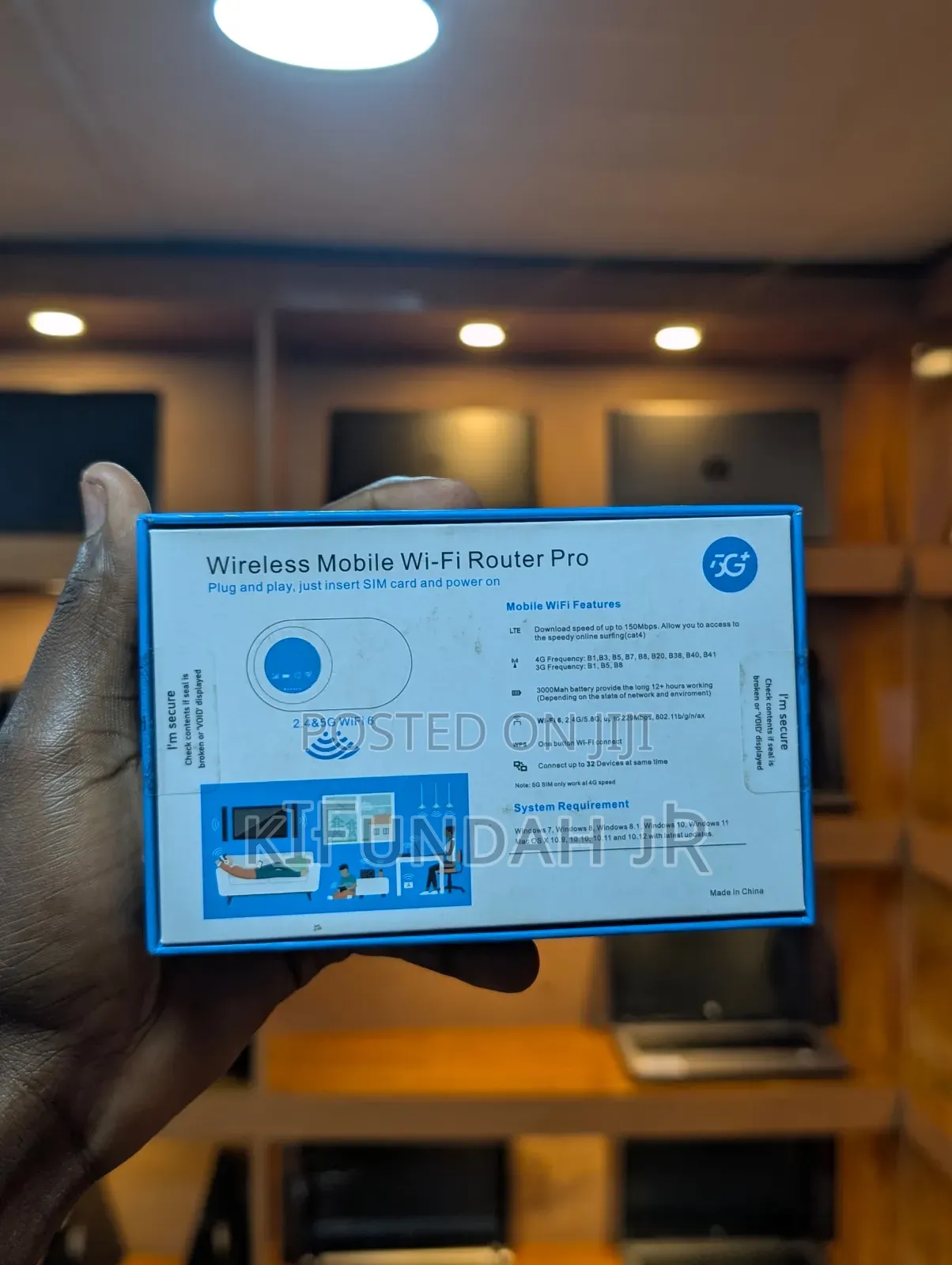 🔥📡 WIRELESS MOBILE WiFi ROUTER PRO — TZS 105,000 🔥