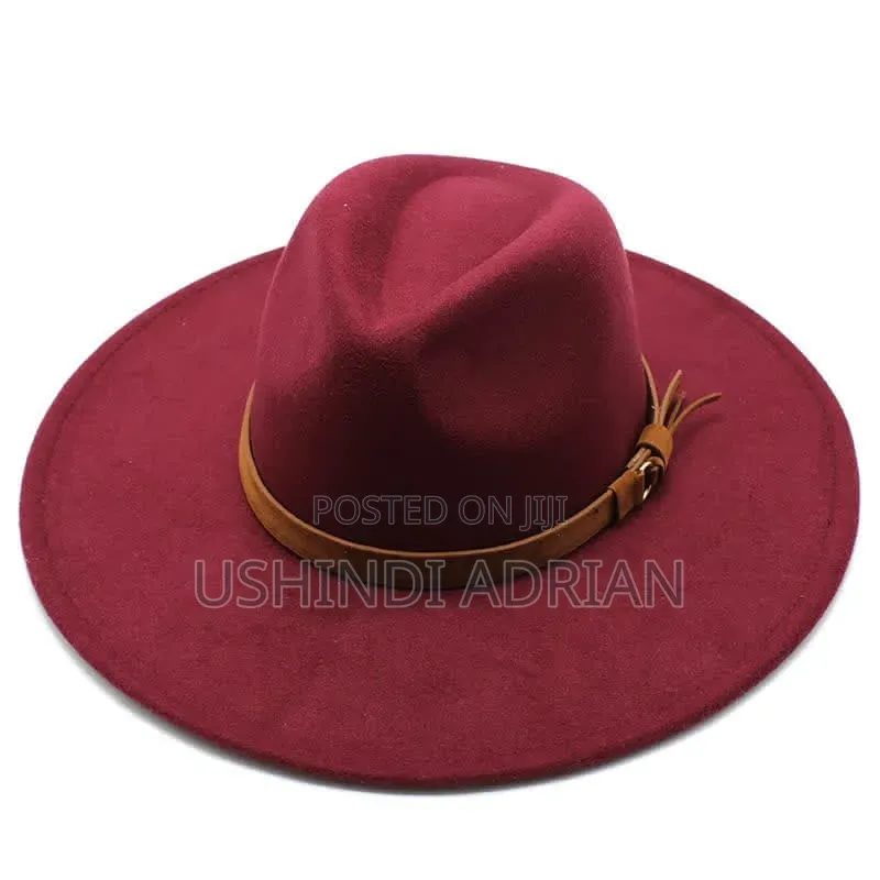 New Arrival—premium Hat Pama Classic Burgundy Pama
