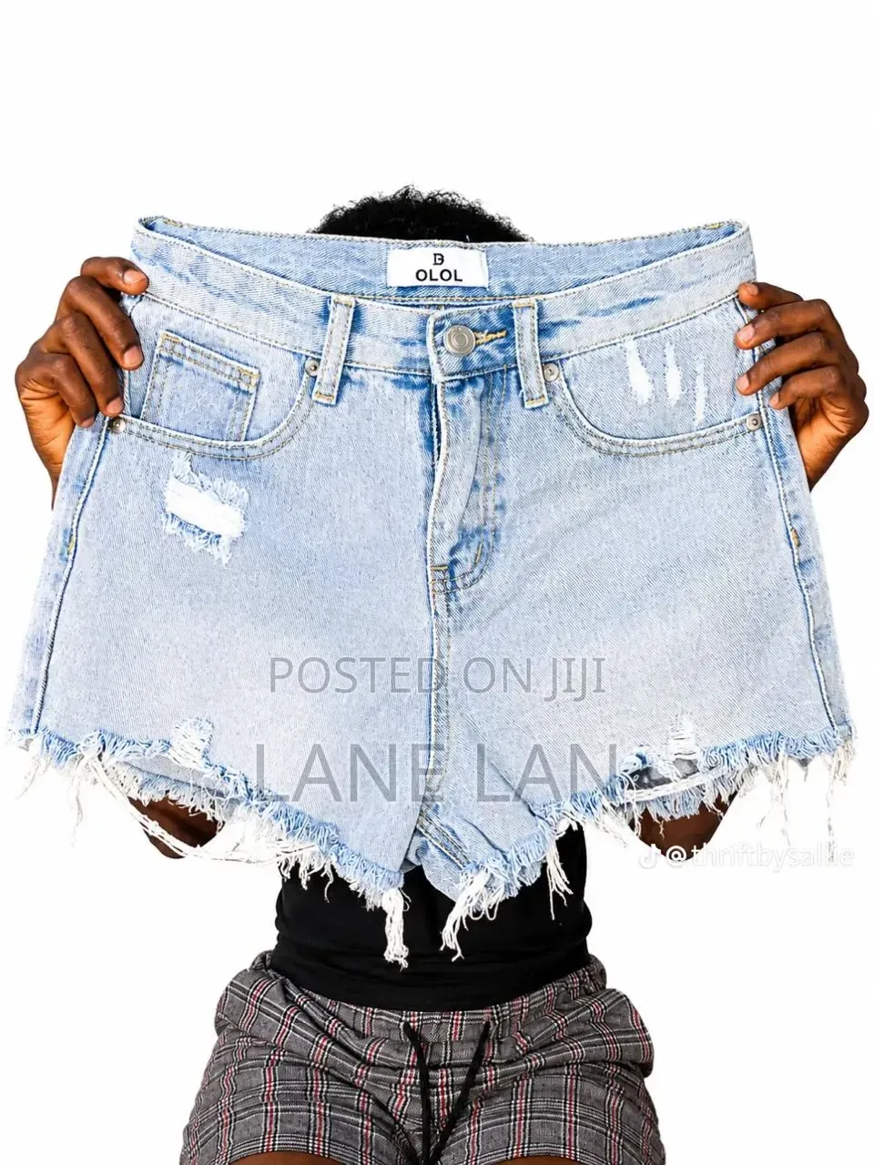 ZuriChoice Casual Summer Women Blue Ripped Denim Jeans Hot Pants