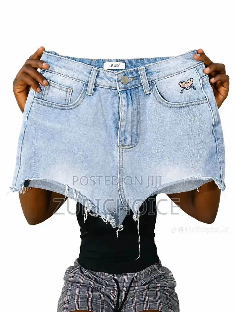 ZuriChoice Casual Summer Women Blue Ripped Denim Jeans Hot Pants