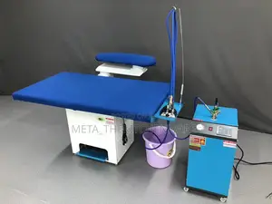 Industrial Ironing Table With Steam Generator