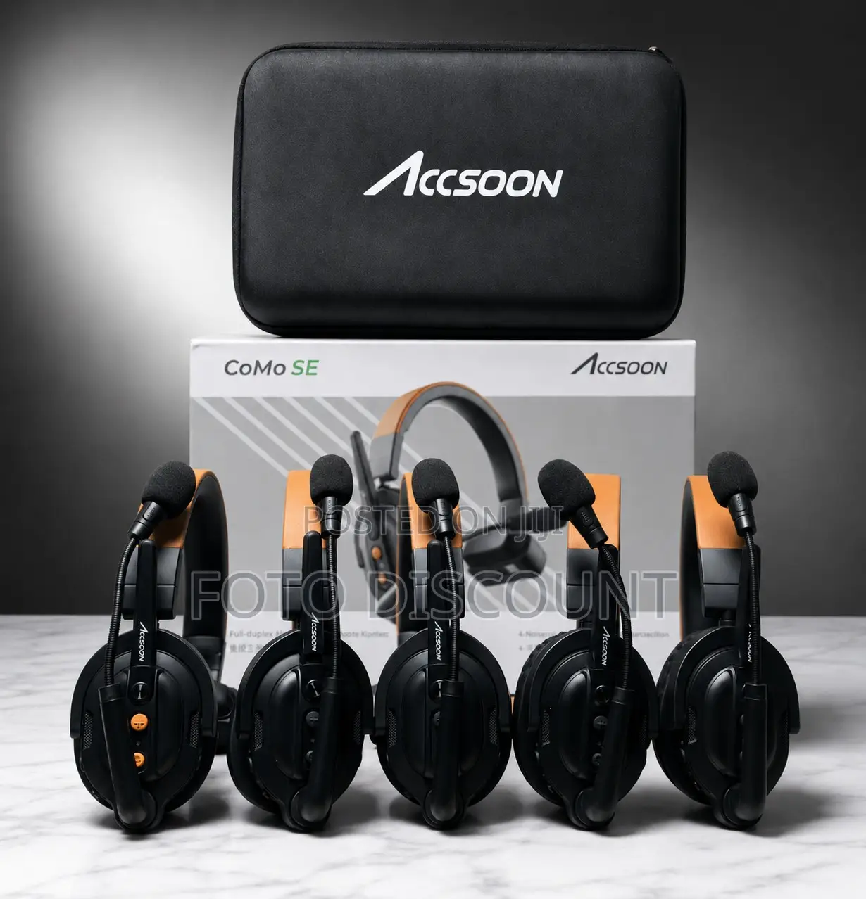 Accsoon CoMo SE Wireless Intercom System (5-Headset Kit).