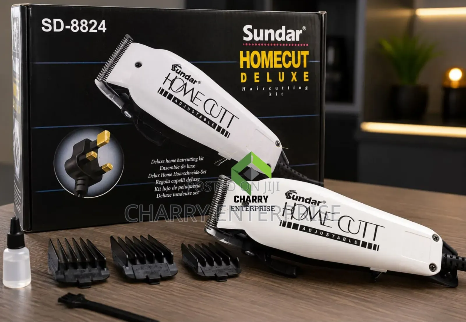 Corded Electric Sundar Homecut Deluxe Hair Cutting Kit Wire