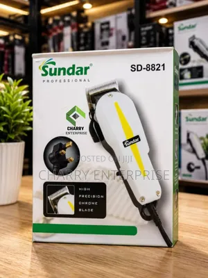Sundar Professional Clipper Hair Cutting Machine Wire Mashine yaKunyoa