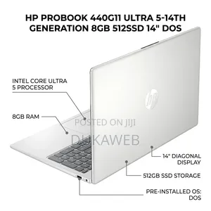 New Laptop HP ProBook X360 440 G1 8GB Intel Core Ultra 5 SSD 512GB