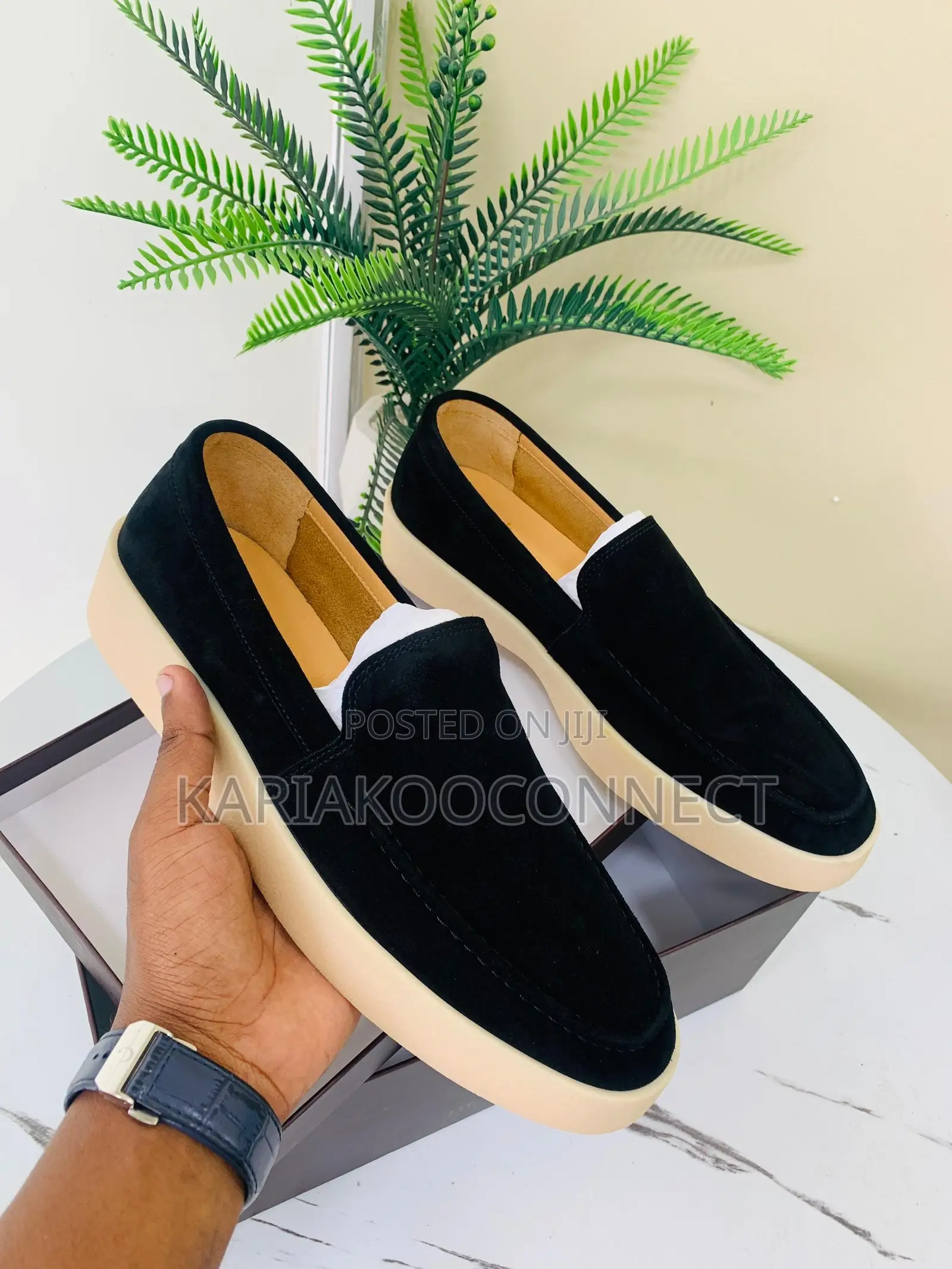 Suede Venetian Loafers