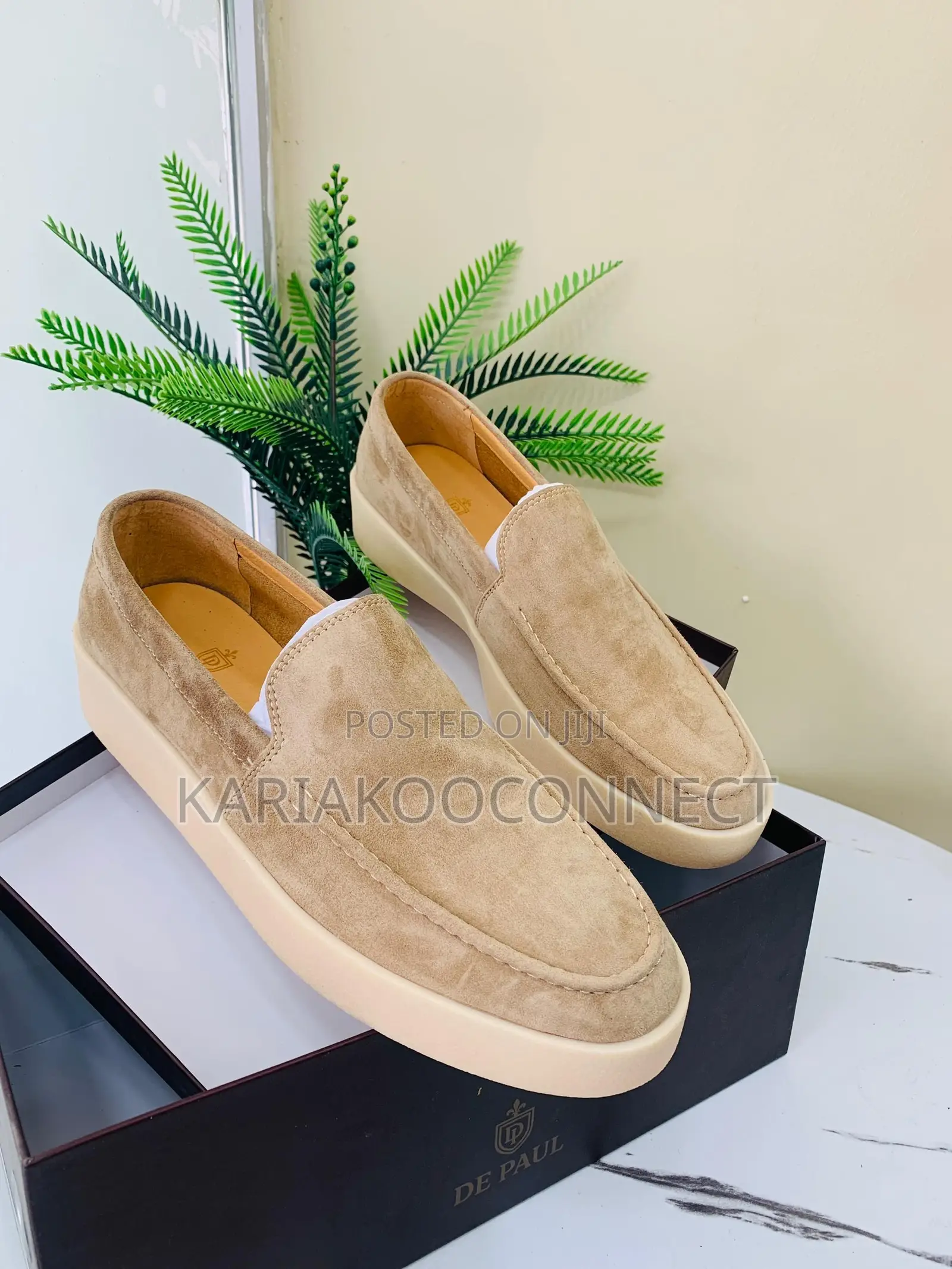 Suede Venetian Loafers