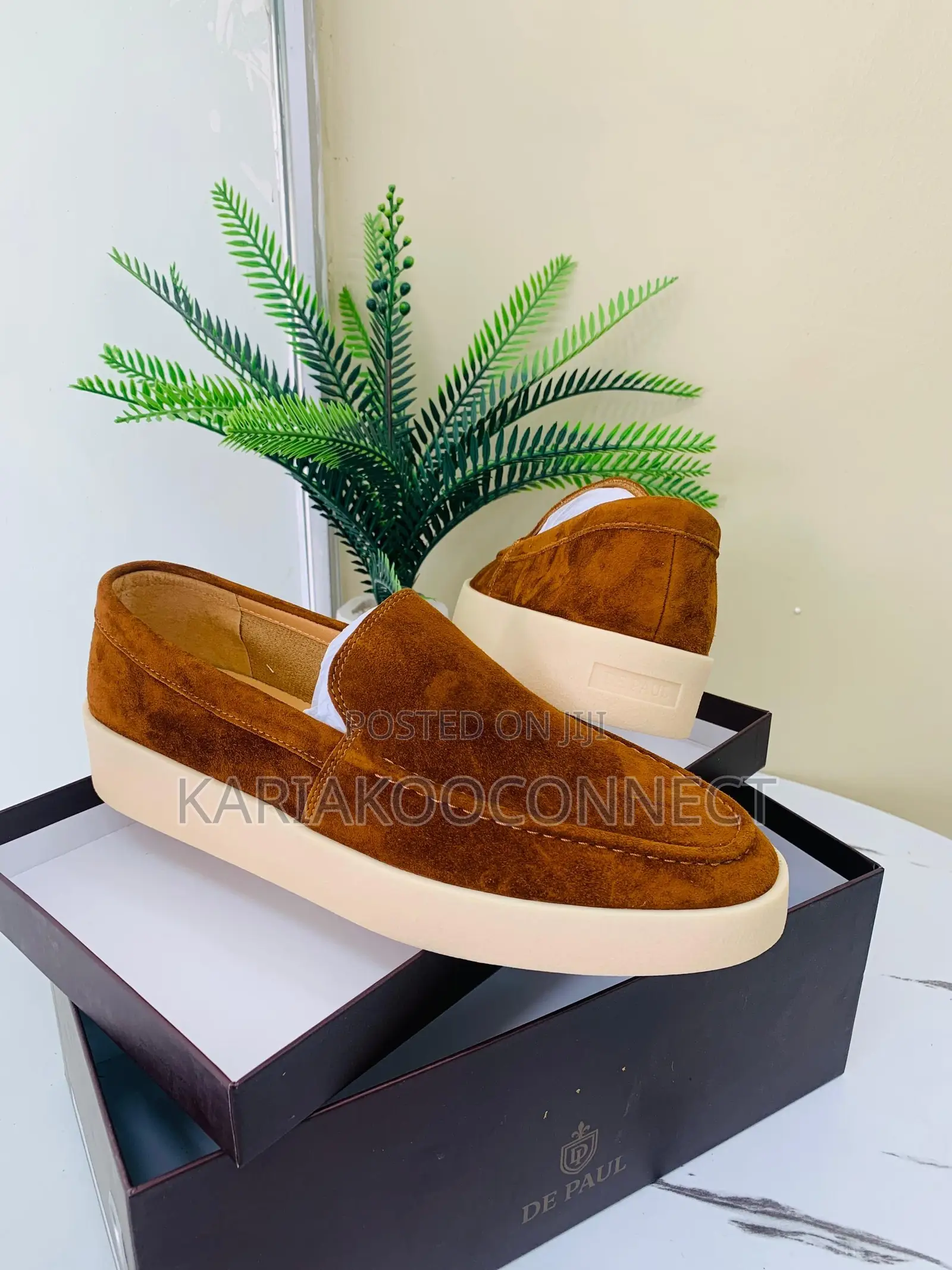 Suede Venetian Loafers