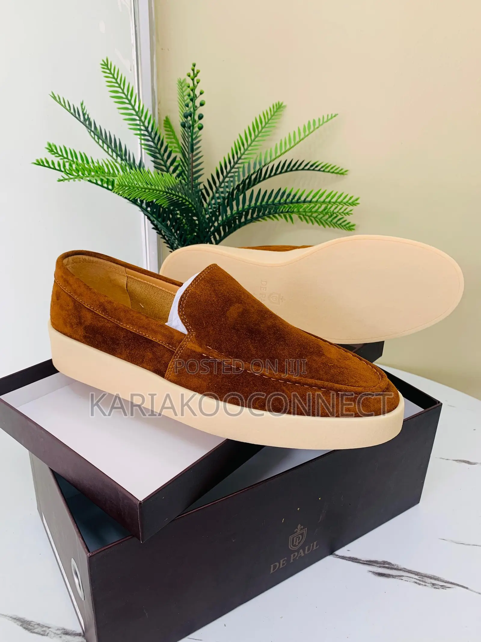 Suede Venetian Loafers