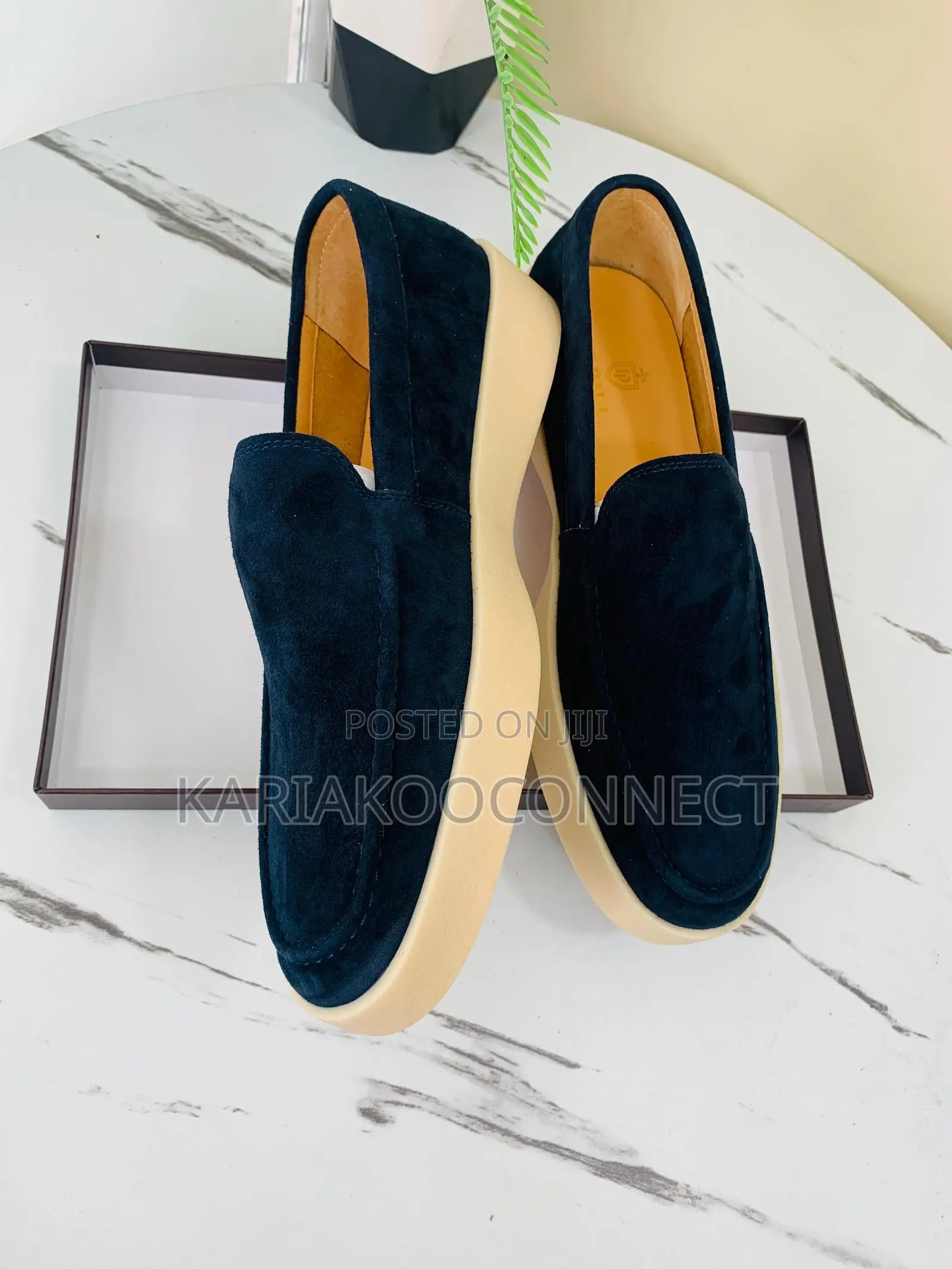 Suede Venetian Loafers