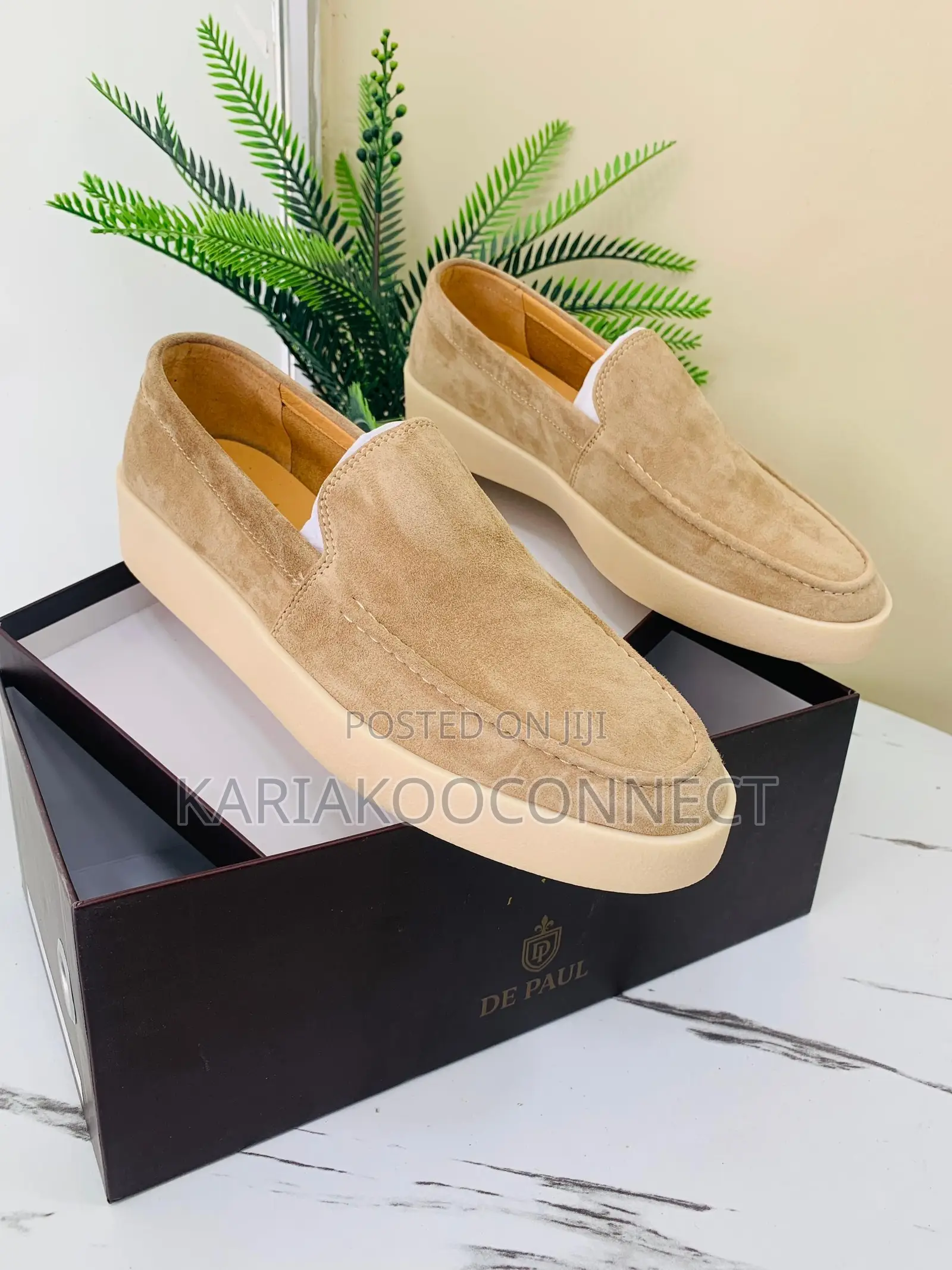 Suede Venetian Loafers